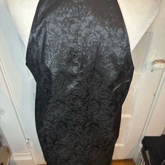 NWTs WAYF Black Feather Trim Swing Dress Size Small - Picture 7 of 13